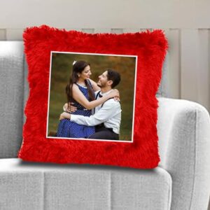 Personalized Square Fur Cushion