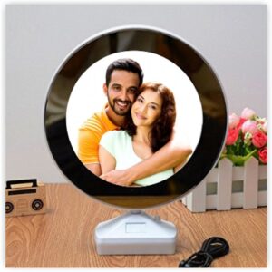 Magic Mirror Photo Frame Round