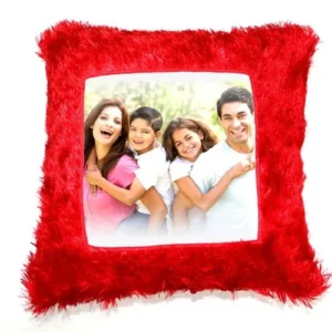 Personalized Square Fur Cushion