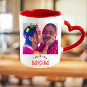 Mother’s Day Heart Handle Mug